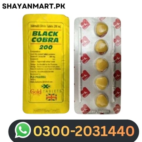 Black Cobra Tablets 200MG in Pakistan | 