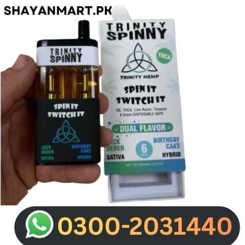 Trinity Hemp Spinny 6G Disposable Vape In Pakistan