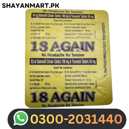18 Again Tablets In Pakistan