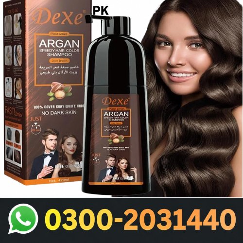 Dexe Argan Speedy Hair Color Shampoo In Pakistan