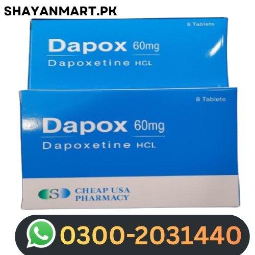 Dapox 60Mg Dapoxetine Hcl 8 Tablet In Pakistan