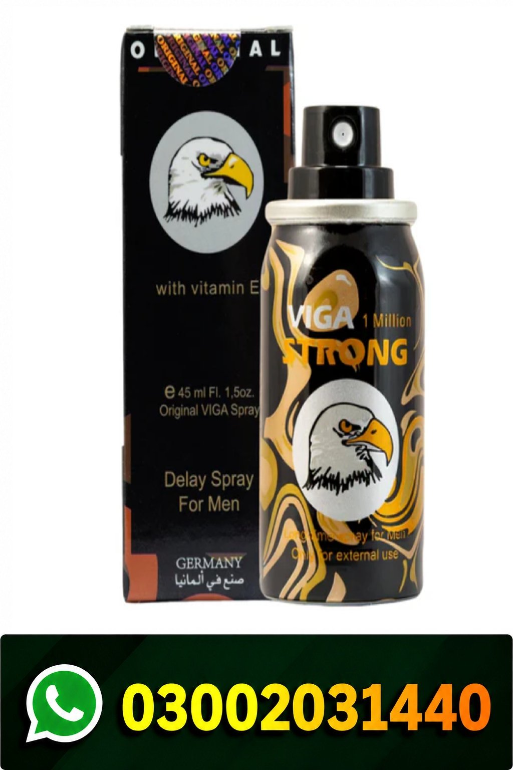 Viga 1 Million Strong Delay Spray 45Ml In Pakistan
