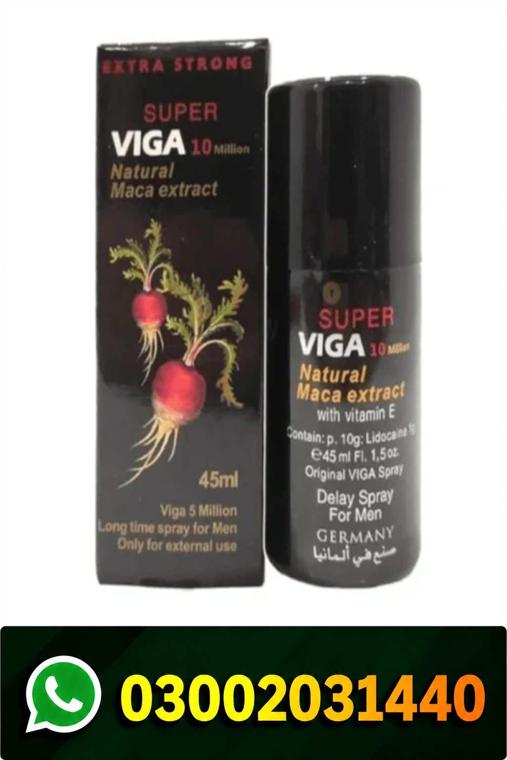 Super Viga 10 Million Spray Natural Maca Extract In Pakistan