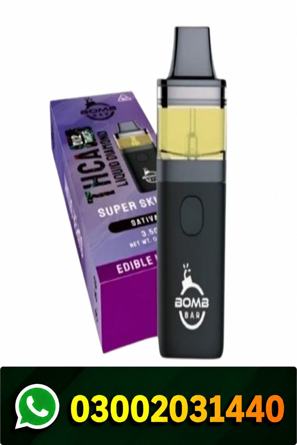 Bomb Bar THCa Liquid Diamonds Disposable 3.5g In Pakistan