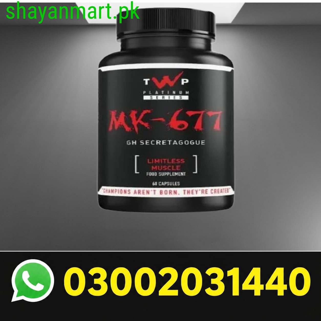 TWP Platinum Sarms Mk-677 Capsules In Pakistan