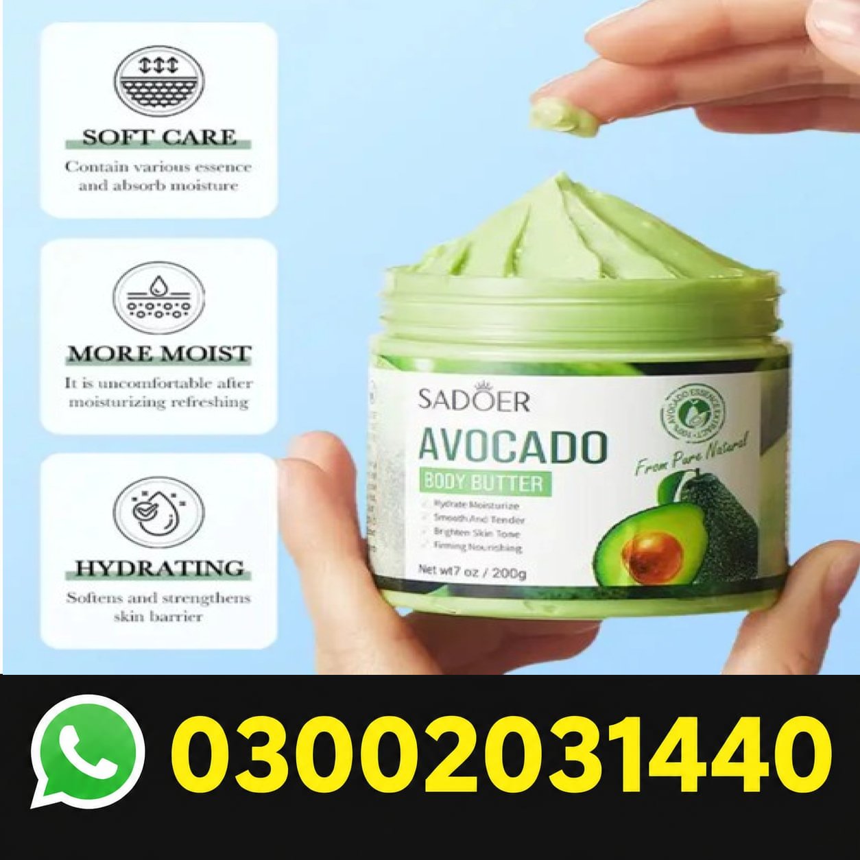 Avocado Body Butter - Sadoer