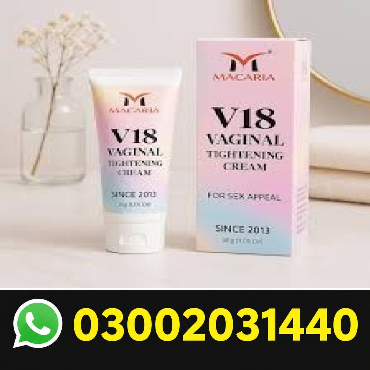 V18 Vaginal Yoni Tightening Cream In Pakistan