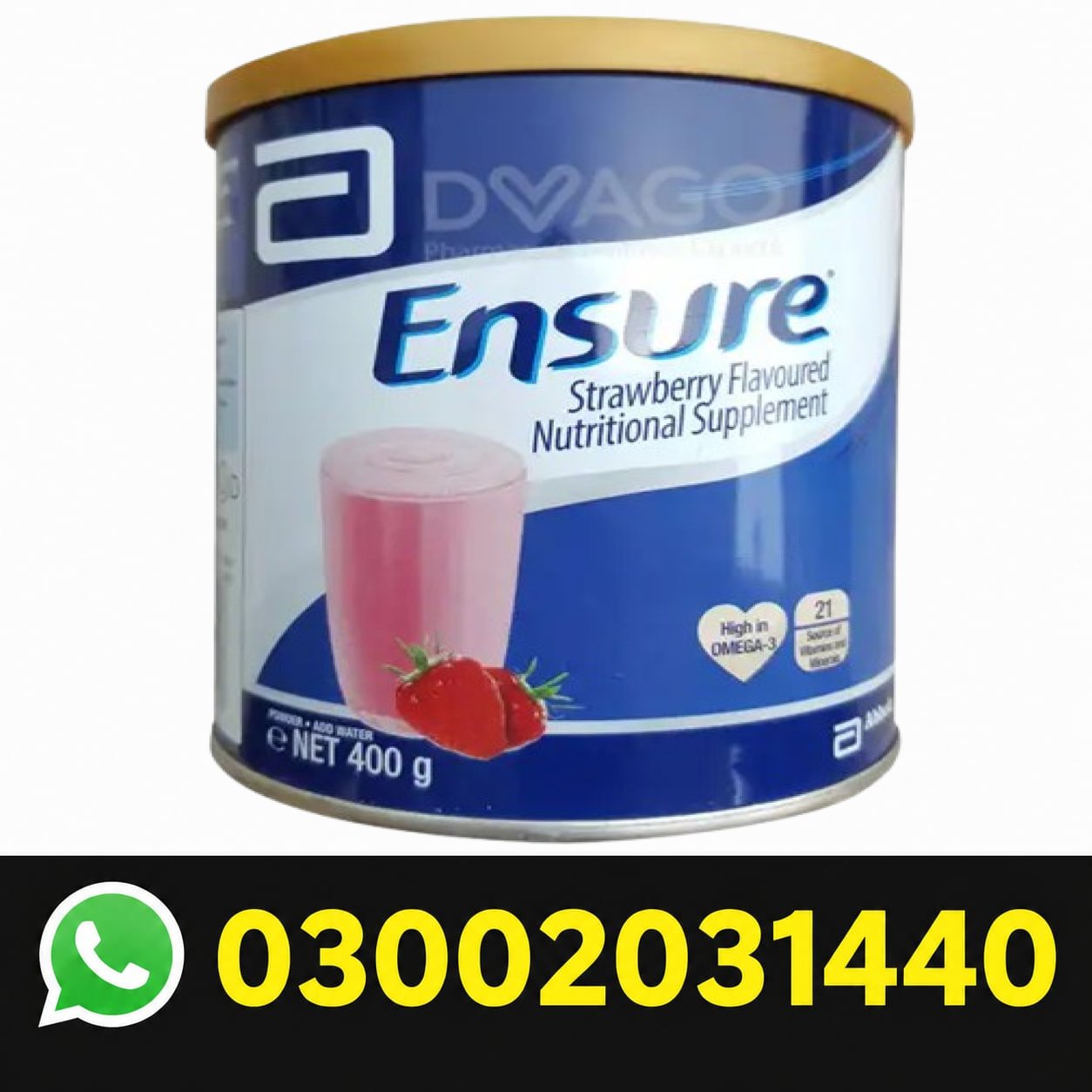 Ensure Milk Powder Strawberry 400g