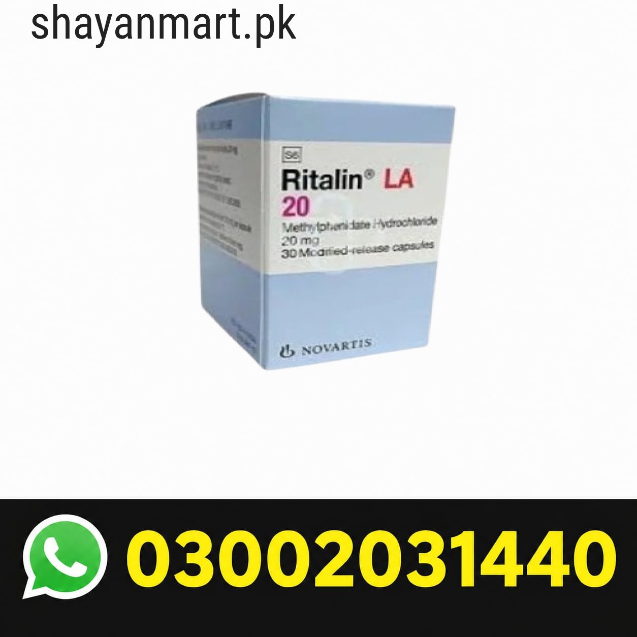 Ritalin LA 20mg Capsule in Pakistan