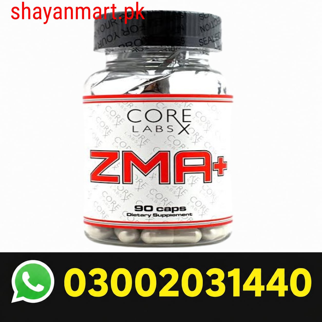 Core Labs X + ZMA Capsules In Pakistan