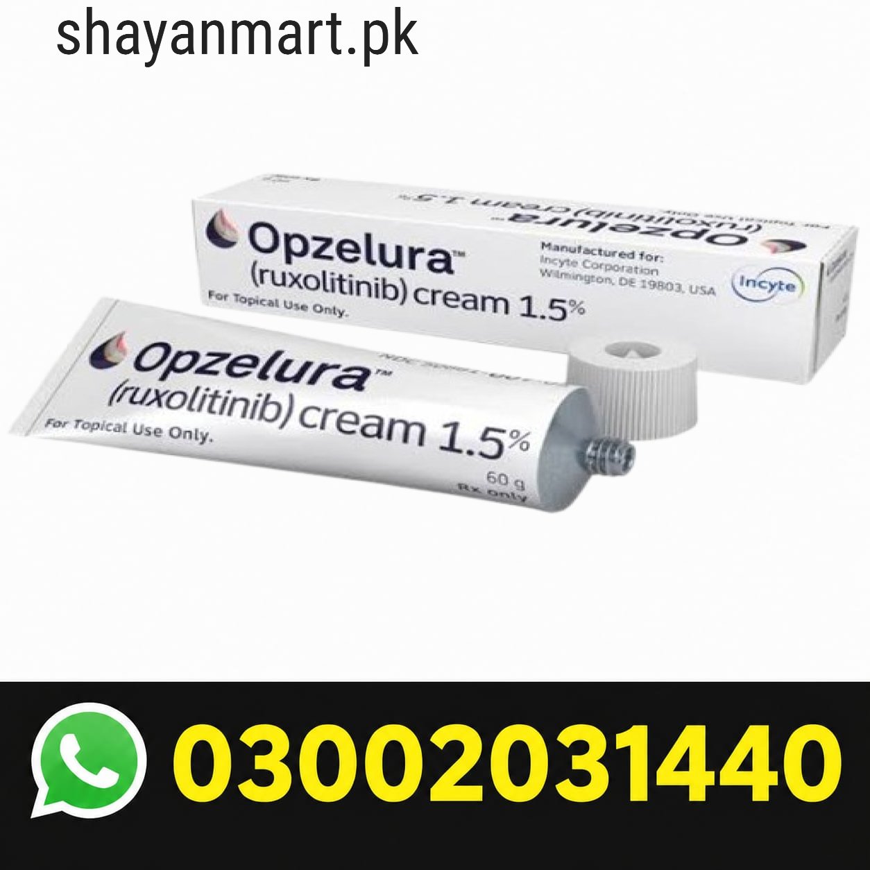 Opzelura Ruxolitinib Cream In Pakistan