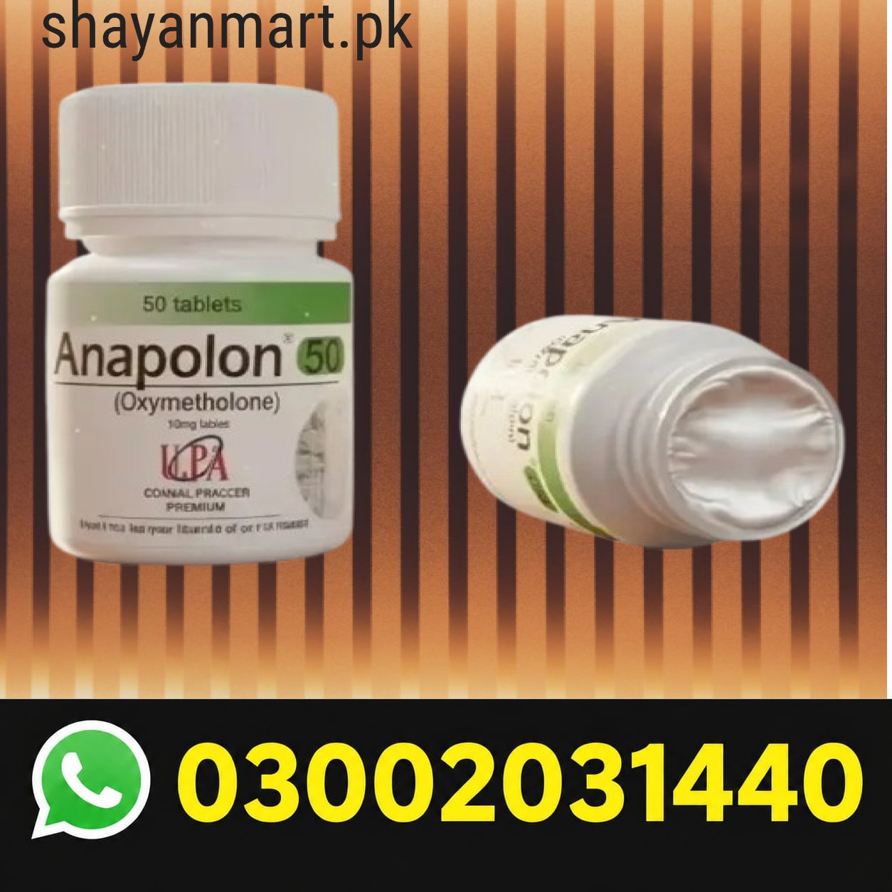 Anapolon 50mg Tablets in Pakistan