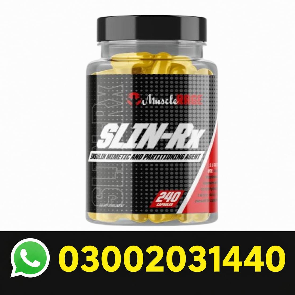 Muscle Rage Slin-Rx Capsules In Pakistan