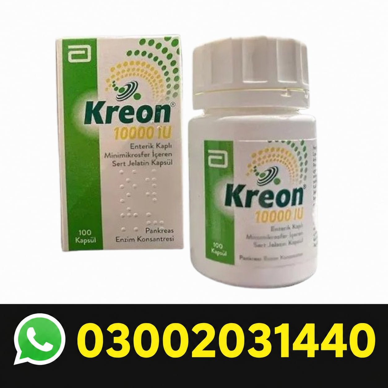 Kreon 10000 IU Capsules In Pakistan