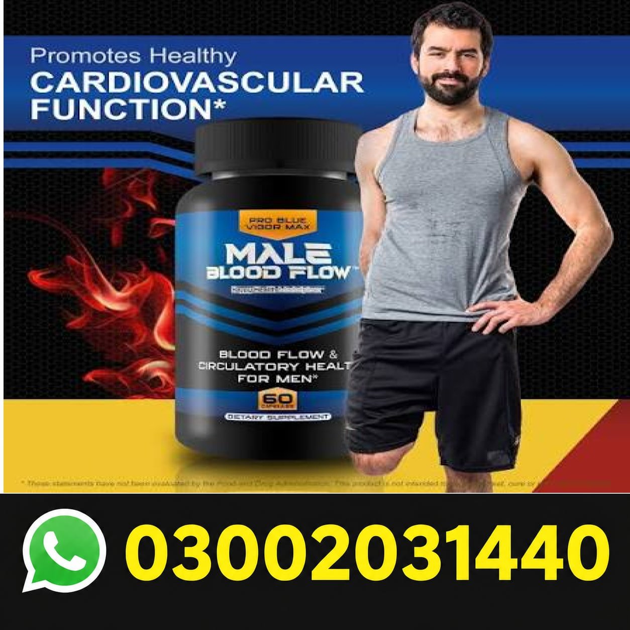 Pro Blue Vigor Max Male Blood Flow Capsule In Pakistan