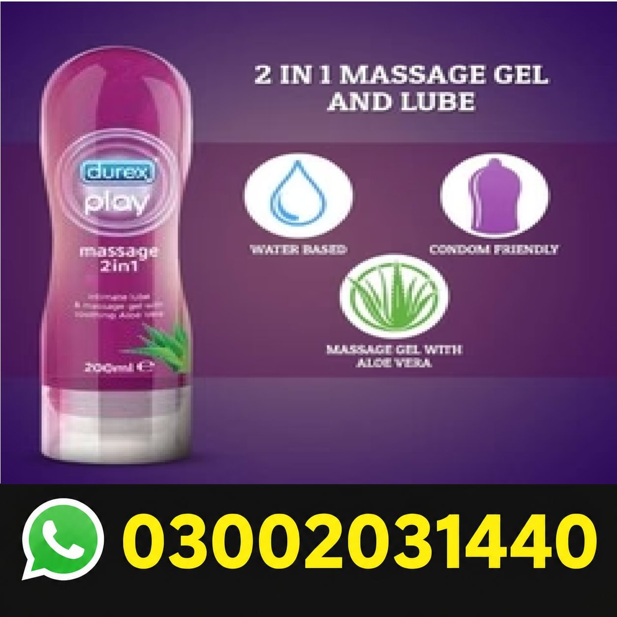 Durex Play Massage 2 In 1 Soothing Gel Price in Pakistan