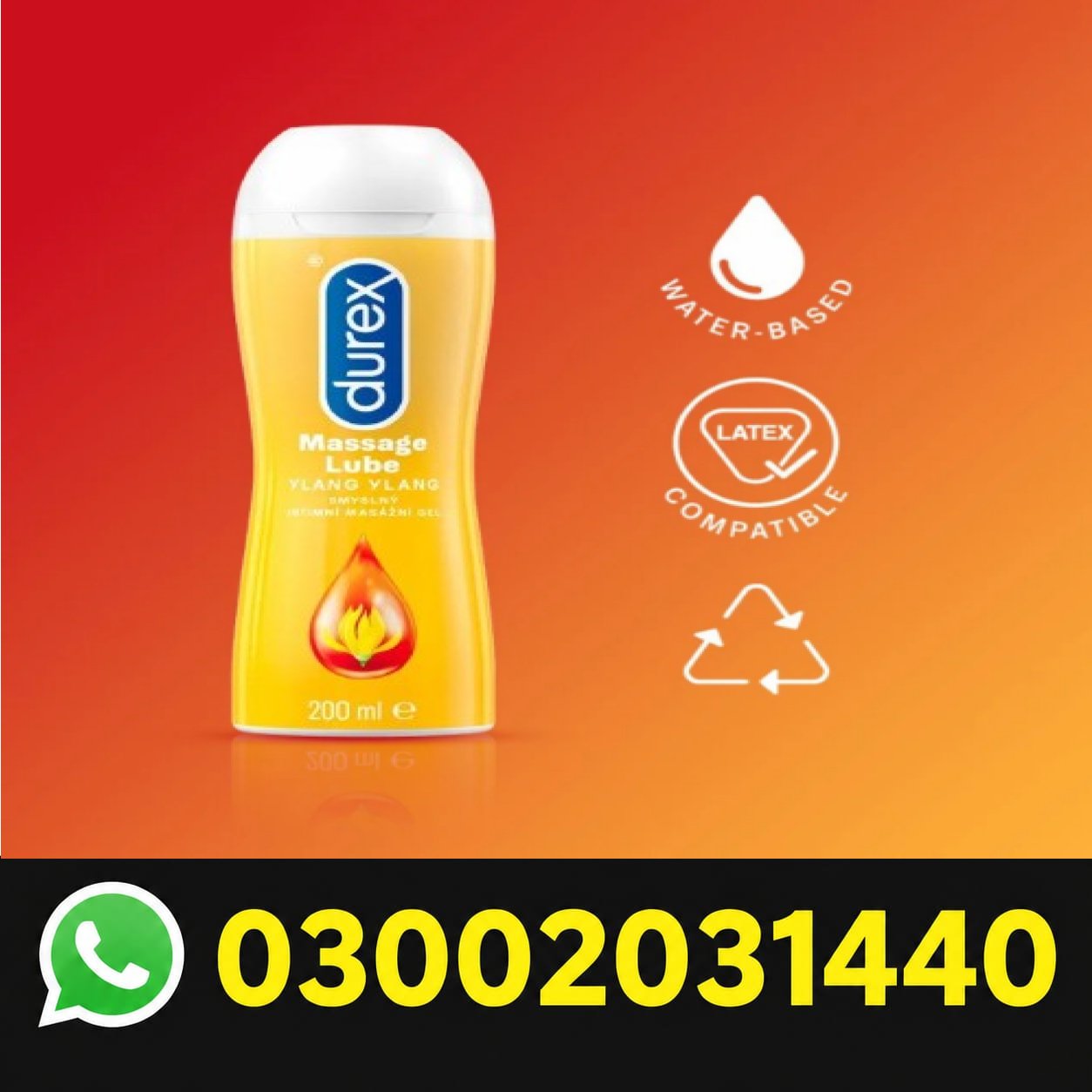 Durex Massage Lube Ylang Ylang Gel In Pakistan