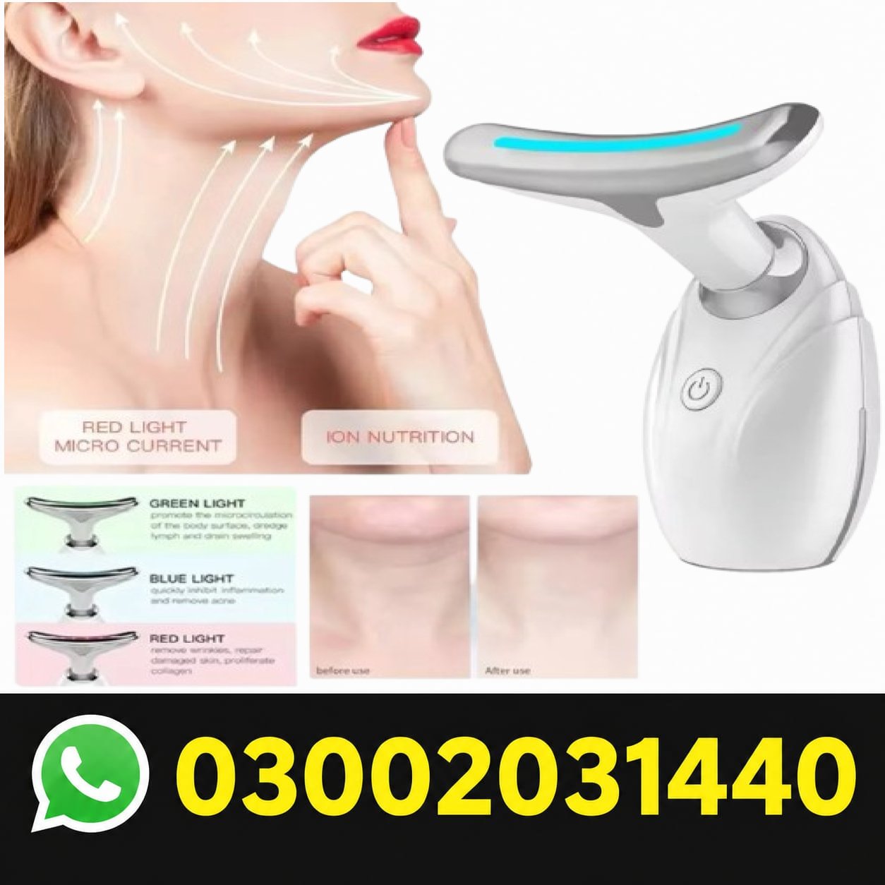 Anti Wrinkle Skin Tightening and Face Lifting Massager