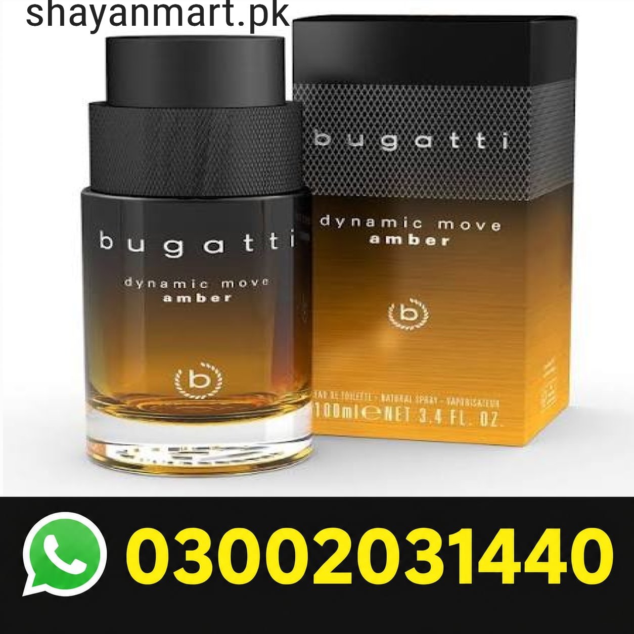 Bugatti Dynamic Move Amber Perfume 100ml In Pakistan