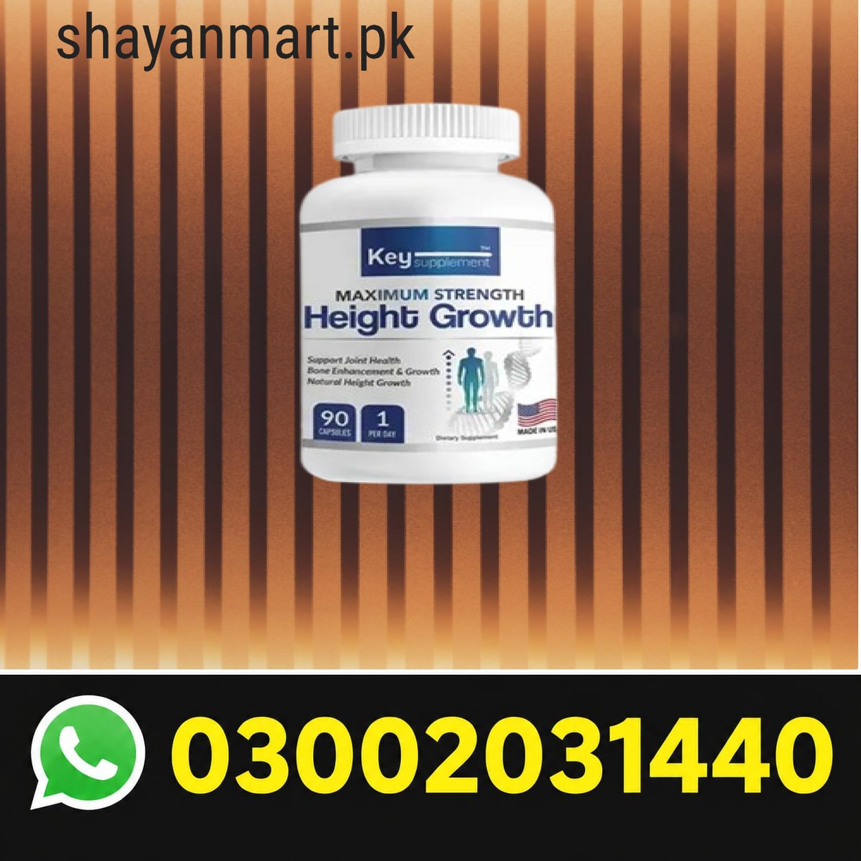 Maximum Strength Height Growth Capsules In Pakistan