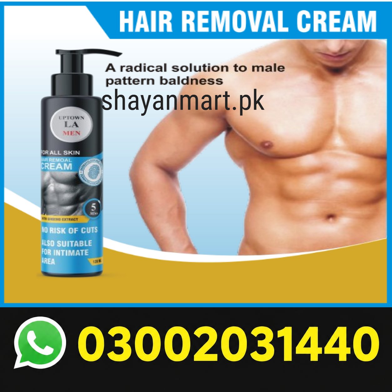 Men Hair Removal Cream Price in Pakistan