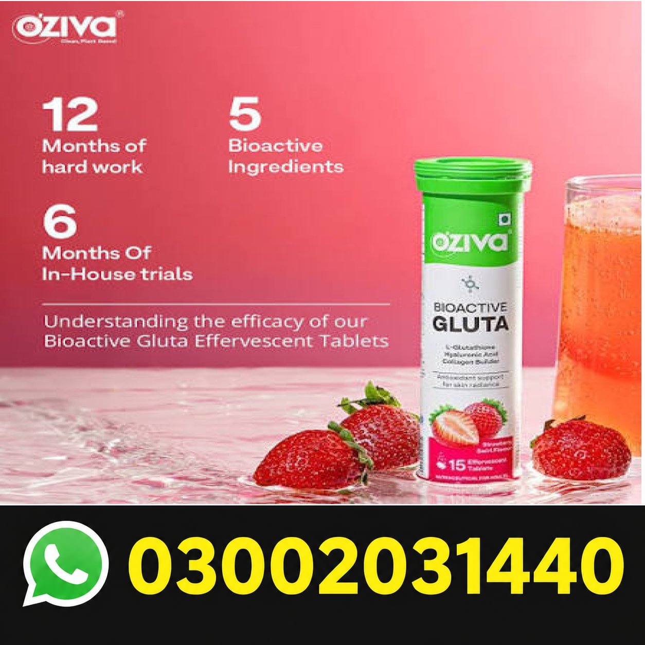 Oziva Bioactive Glutathione Tablets Price In Pakistan