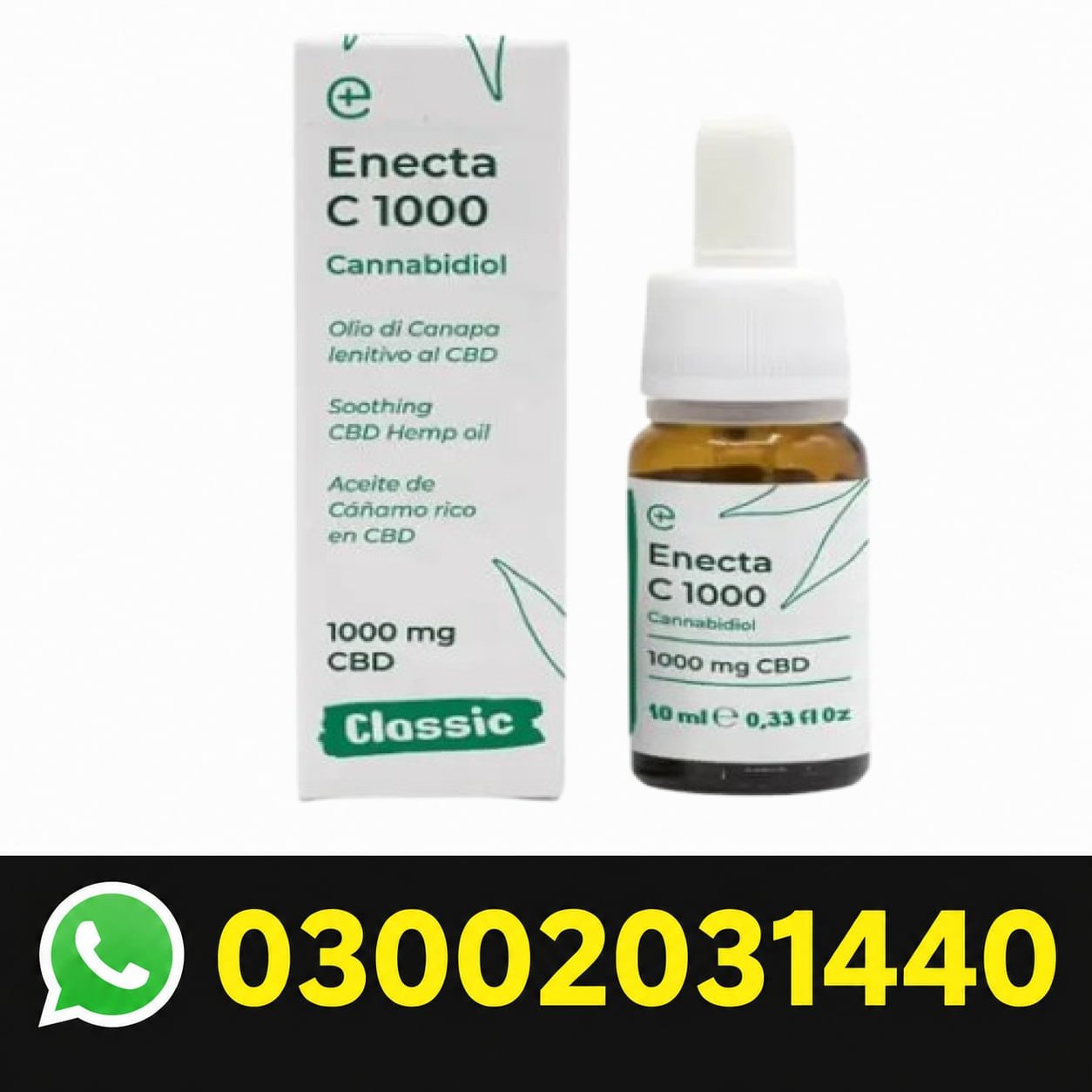 Enecta 10% CBD Oil 1000mg in Pakistan